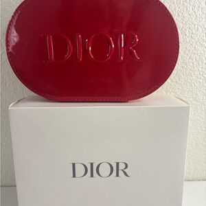 Dior Glossy Red Cosmetic Case